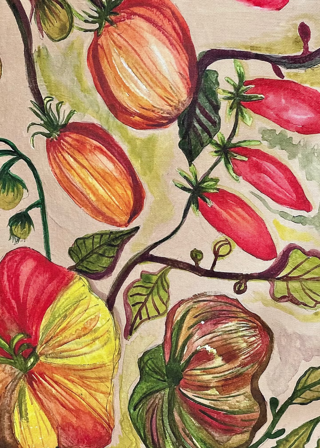 Tomatoes Tea Towel