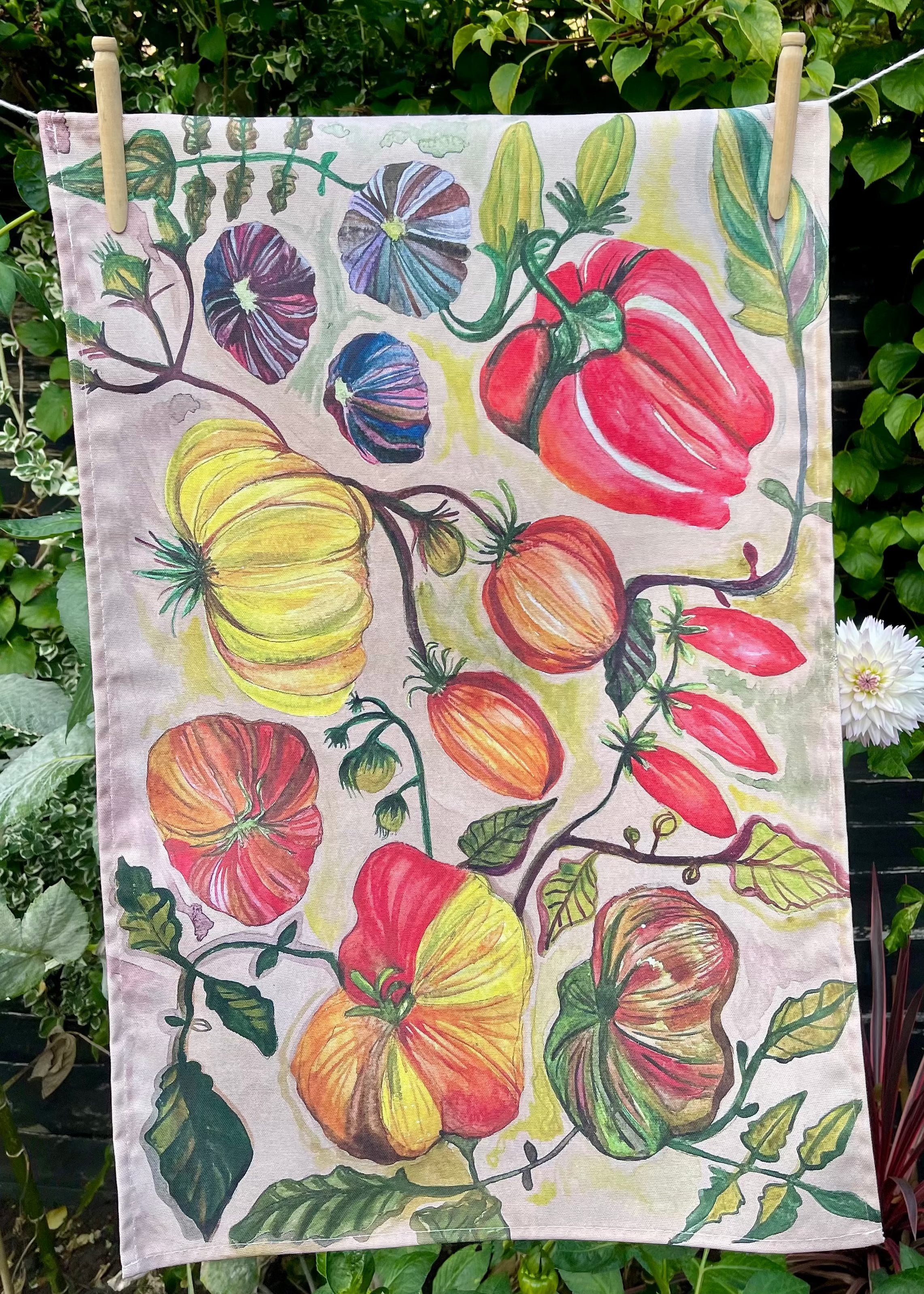 Tomatoes Tea Towel