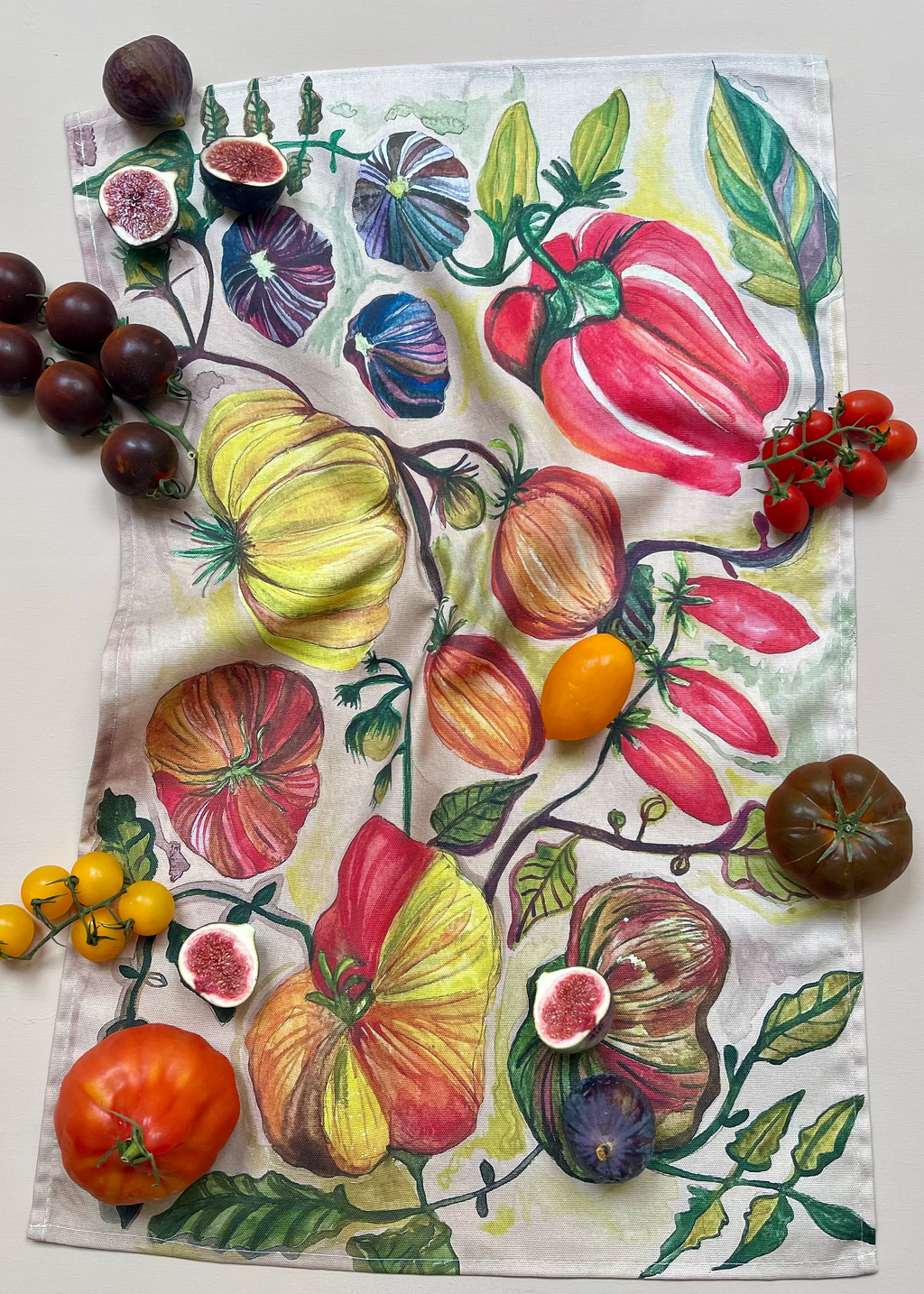 Tomatoes Tea Towel